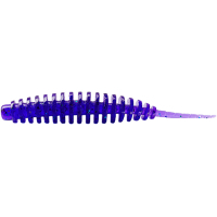 Силікон рибальський FishUP Tanta 3" 060 - Dark Violet/Peacock&Silver (6шт/уп) (1864.00.17)