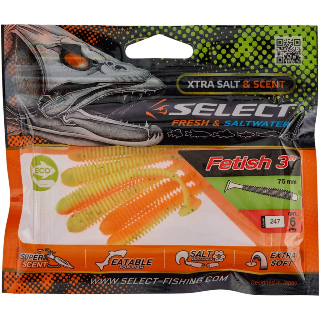 Силікон рибальський Select Fetish 3" 247 (6 шт/уп) (1870.71.24)