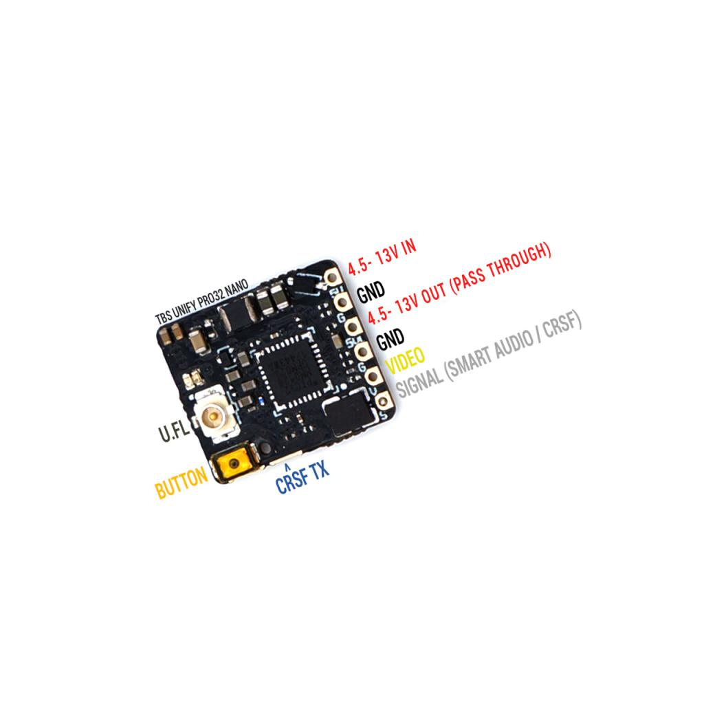 Відеопередавач (VTX) TBS Unify Nano custom 16CH 50mW упаковка 100шт (UNIFYNANOBOX)