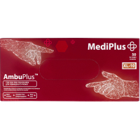 Медичні рукавички MediPlus AmbuPlus Латексні оглядові нестерильні неприпудрені Сині Розмір XL 50 шт. (9551004355869)