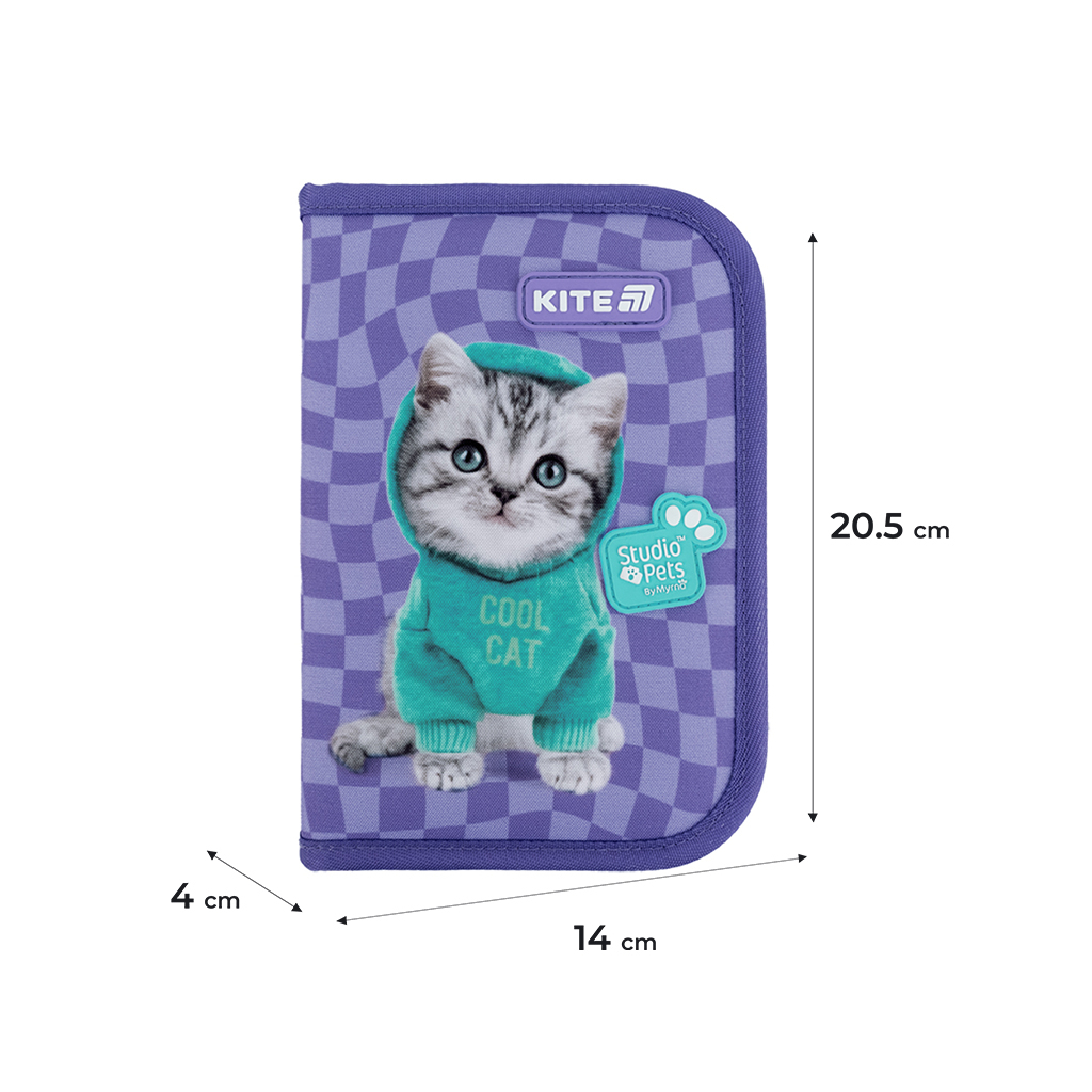 Пенал Kite з наповненням 622H-2 Studio Pets (SP25-622H-2)