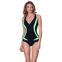 Swimsuit Aqua Speed Greta 351-01 black, light green 46 (5908217655486)