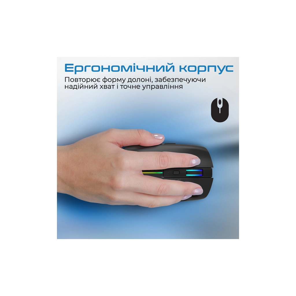 Мишка Promate Kitt Wireless Black (kitt.black)