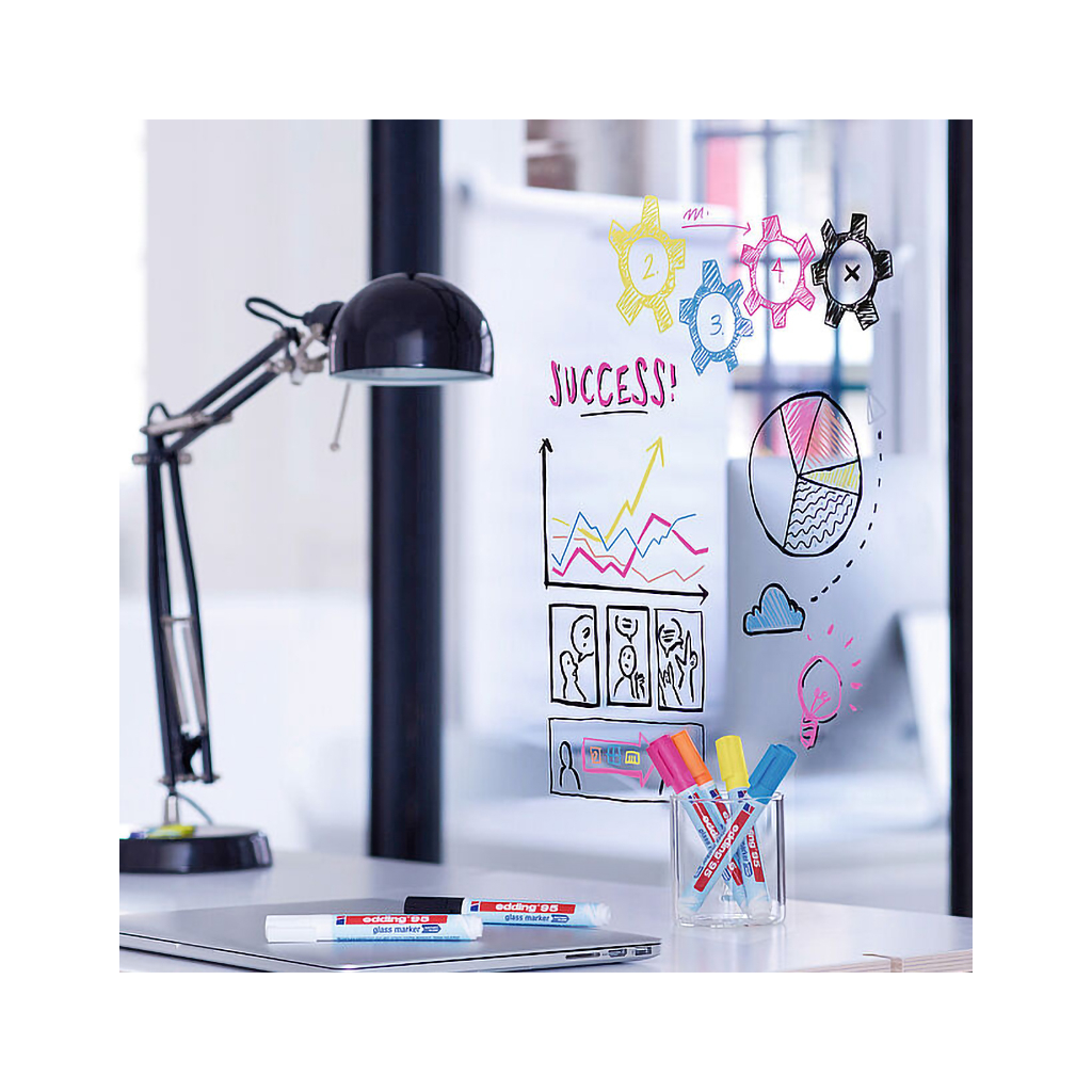 Маркер Edding Glass e-95 1,5-3 мм круглий рожевий (e-95/09) Маркер Edding Glass e-95 1,5-3 мм круглий рожевий (e-95/09)