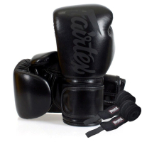 Fairtex BGV14SB Black 10oz Boxing Gloves (Bandages Included) (BGV14SB_10oz_Black)