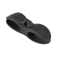 Cable holder OfficePro CM001B, adhesive base, black (CM001B)