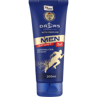 Shower gel Dalas Cosmetics Sport 3 in 1 For men 200 g (4262396142108)