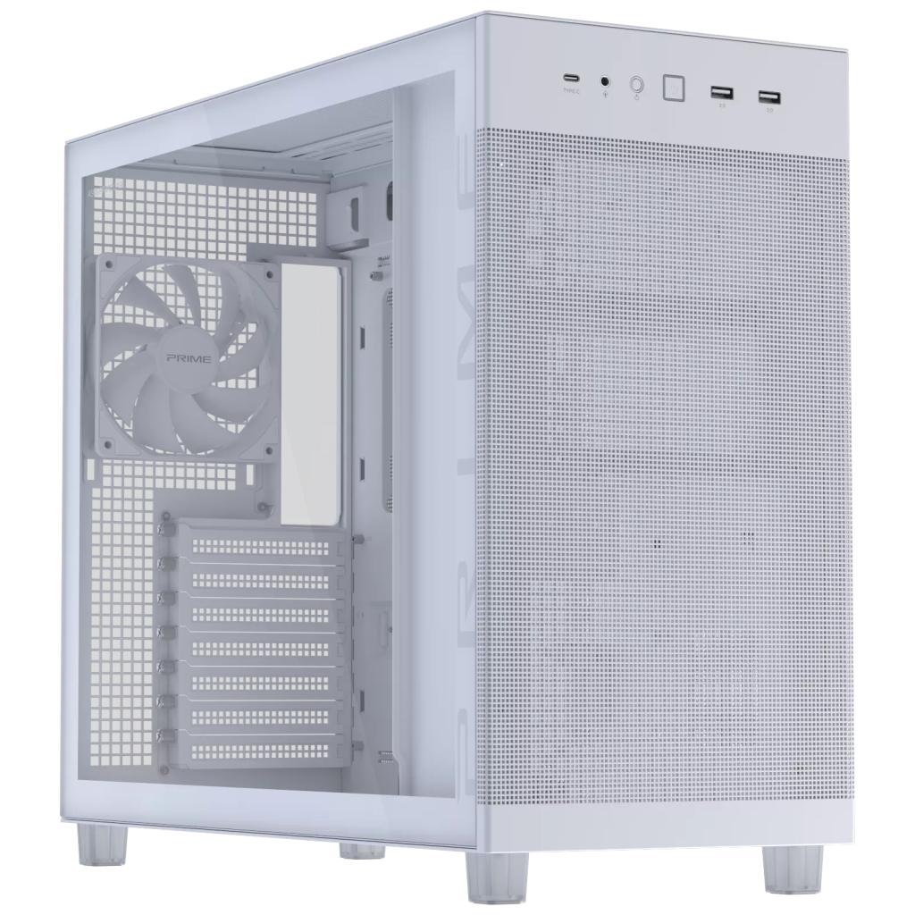 Корпус для ПК ASUS Prime AP303 TG White (90DC00V3-B39010)