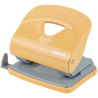 Axent Exakt-2 metal hole punch, 30 sheets, Earth colors yellow (3930-26-A)