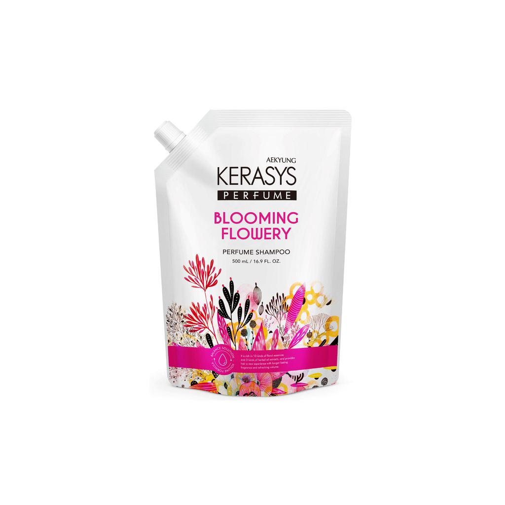 Шампунь KeraSys Blooming & Flowery Perfumed Shampoo Дой-пак 500 мл (8801046396971)