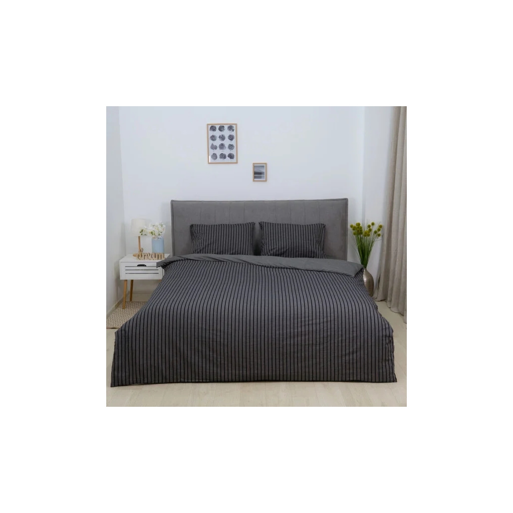 Постільна білизна Viluta 09 Wash Варена бавовна геометрія (50 х 70 - 2 шт) сімейний (09_Wash_Printed_sm)