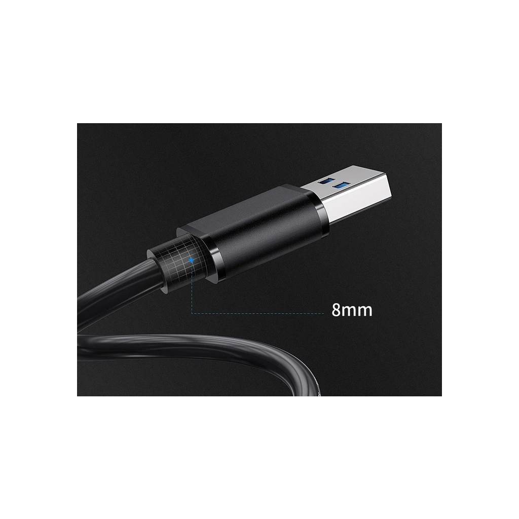 Дата кабель USB 2.0 AM/AM 1.0m 5Gbps Essager (EXCAA2-YT01)