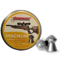 Пульки Weihrauch F&T Magnum 4,5 мм 0,69 г 400 шт (AM20004)