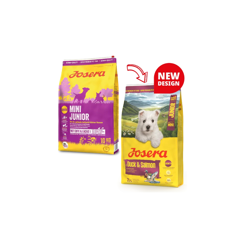 Сухий корм для собак Josera Mini Junior Duck & Salmon 3 кг (4032254787617) Сухий корм для собак Josera Mini Junior Duck & Salmon 3 кг (4032254787617)