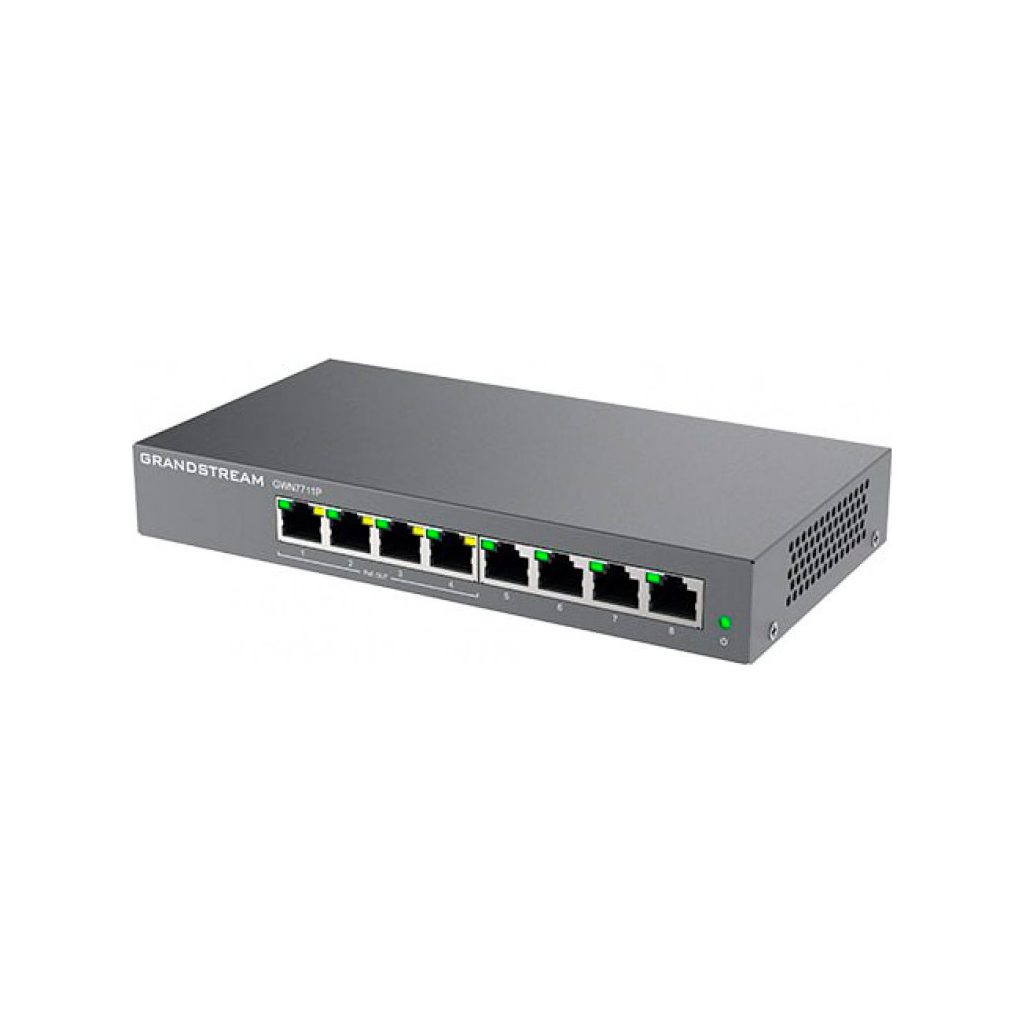 Комутатор мережевий Grandstream GWN7711P Комутатор мережевий Grandstream GWN7711P