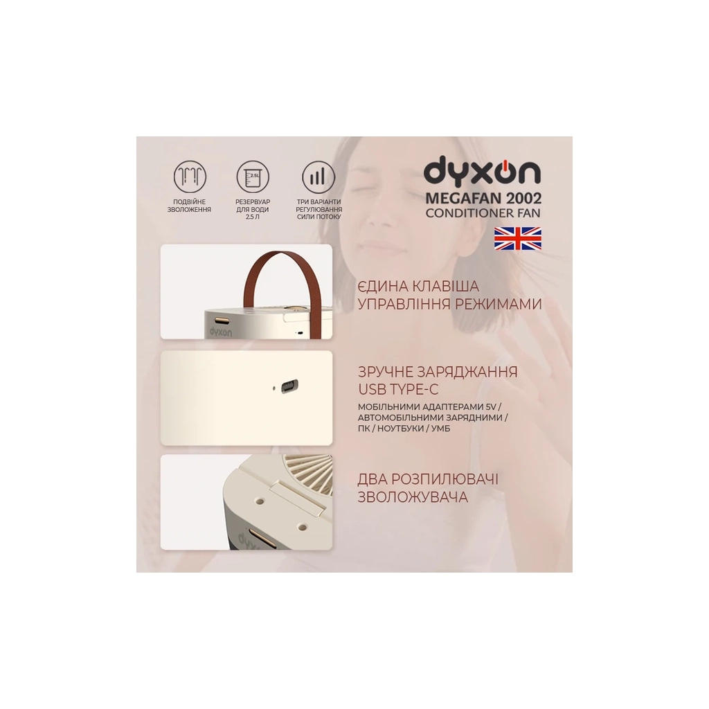 Вентилятор DYXON MEGAFAN 2002 White