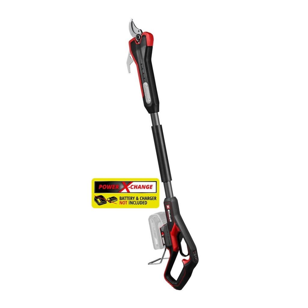 Кущоріз Einhell Professional, GP-LS 18/35 Li BL-Solo, 18V, товщ. 25/35мм, сталь SK5, телескопічна штанга 1–1.6м, (3408360)
