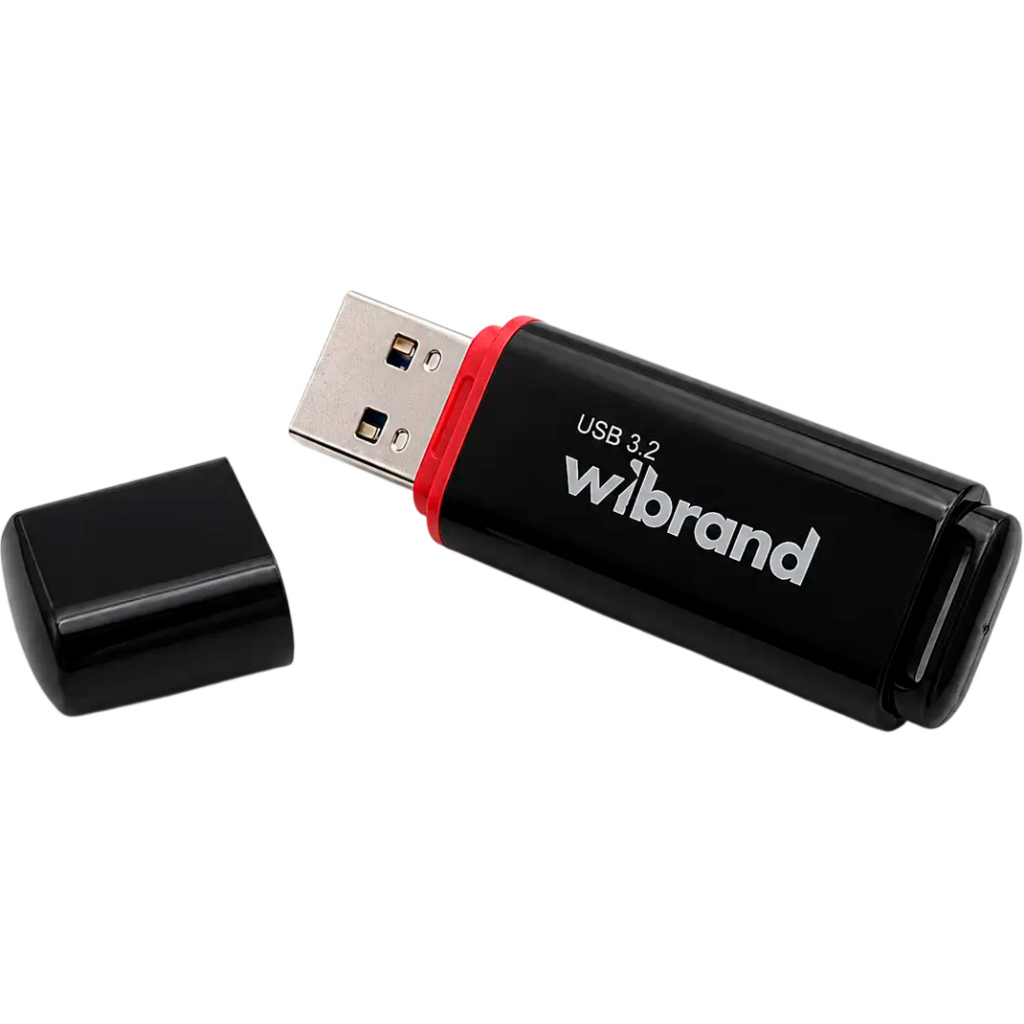 USB флеш накопичувач Wibrand 32GB Scarab Black USB 3.2 (WI3.2/SC32P11B) USB флеш накопичувач Wibrand 32GB Scarab Black USB 3.2 (WI3.2/SC32P11B)