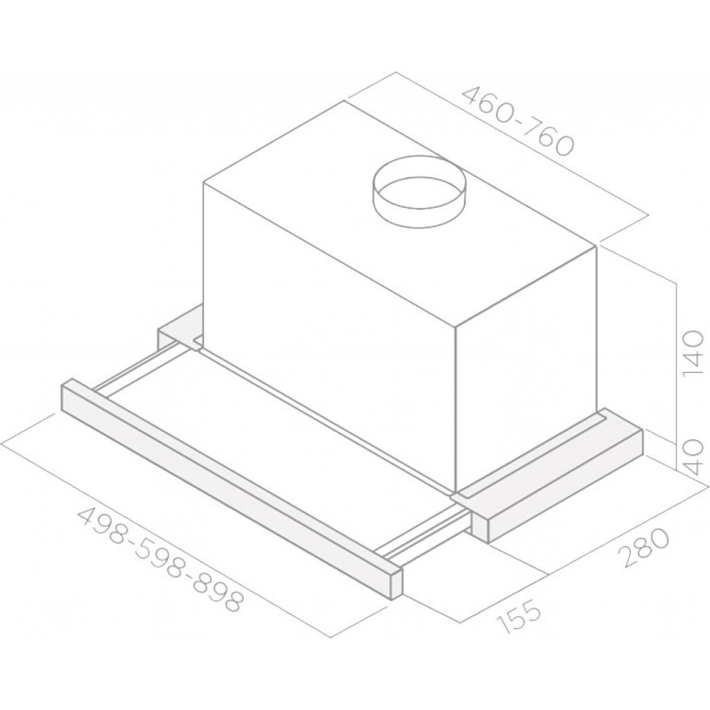 Витяжка кухонна Elica ELITE 26 IX/A/60 Витяжка кухонна Elica ELITE 26 IX/A/60