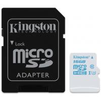 Карта пам'яті Kingston 16GB microSDHC class 10 UHS-I U3 (SDCAC/16GB)