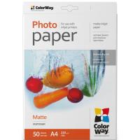 Фотопапір ColorWay A4 220г matte 50л (PM220050A4)