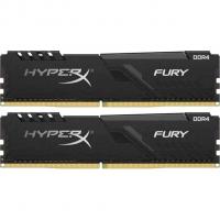 Модуль пам'яті для комп'ютера DDR4 16GB (2x8GB) 2400 MHz HyperX FURY Black Kingston Fury (ex.HyperX) (HX424C15FB3K2/16)