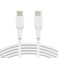 Дата кабель USB-С - USB-С, PVC, 2m, white Belkin (CAB003BT2MWH)