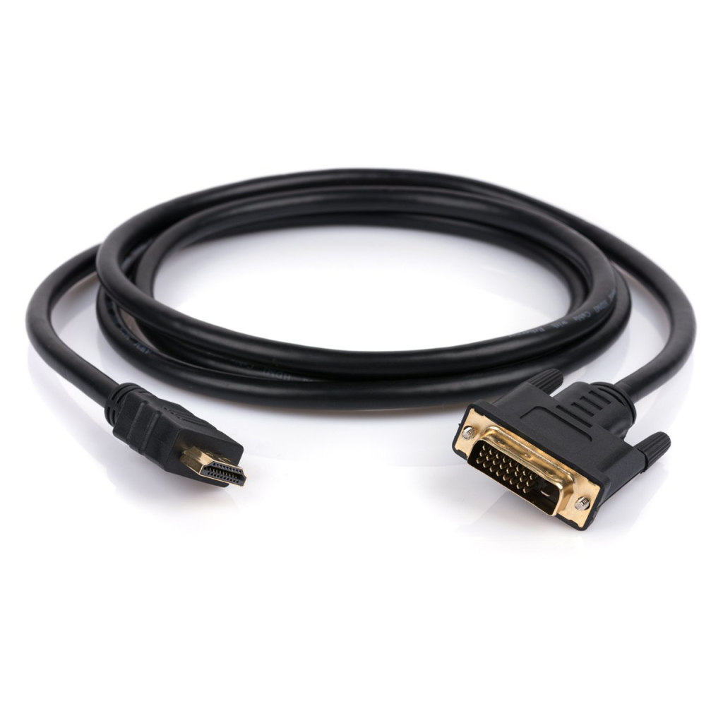 Кабель мультимедійний HDMI M to DVI M 3.0m 24+1pin Vinga (VCPHDMIDVI3)