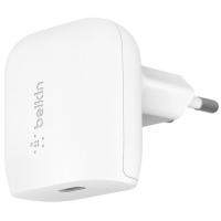 Зарядний пристрій Belkin Home Charger 20W Power Delivery Port USB-C, white (WCA003VFWH)