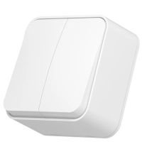 Switch Videx BINERA IP20 external 2cl white (VF-BNS12-W)