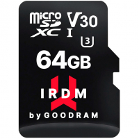 Карта пам'яті Goodram 64GB microSDXC class 10 UHS I U3 A2 (IR-M2AA-0640R12)