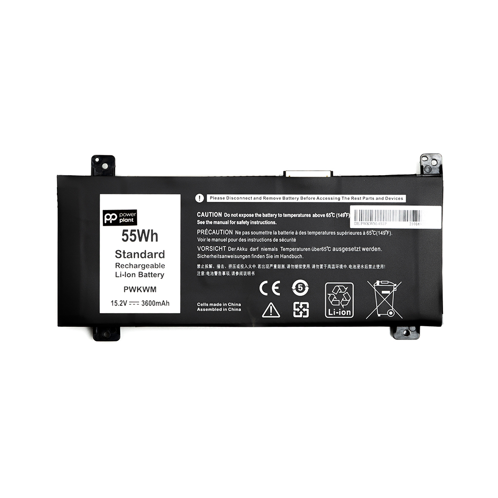 Акумулятор до ноутбука DELL Inspiron 14-7466 (PWKWM) 15.2V 3600mAh PowerPlant (NB441570) Акумулятор до ноутбука DELL Inspiron 14-7466 (PWKWM) 15.2V 3600mAh PowerPlant (NB441570)