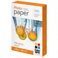 Фотопапір ColorWay A4 260г glossy 100sh, карт.уп., OEM (PG260100A4_OEM)