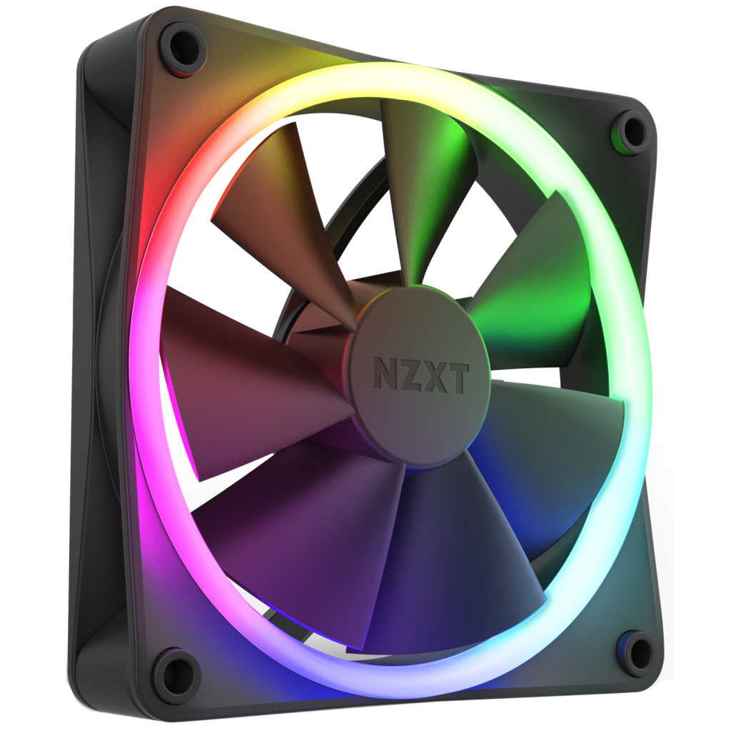 Кулер до корпусу NZXT F140RGB Single (Black) (RF-R14SF-B1)