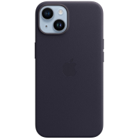 Чохол до мобільного телефона Apple iPhone 14 Leather Case with MagSafe - Ink (MPP63)