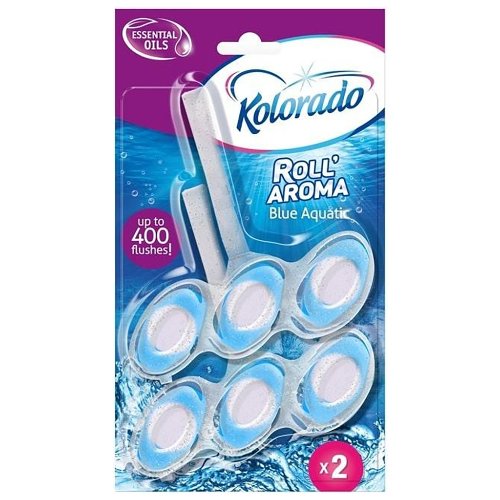 Туалетний блок Kolorado Блакитна вода 51 г 2 шт. (5902506009318)