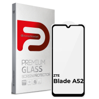 Скло захисне Armorstandart Full Glue ZTE Blade A52 Black (ARM65502)