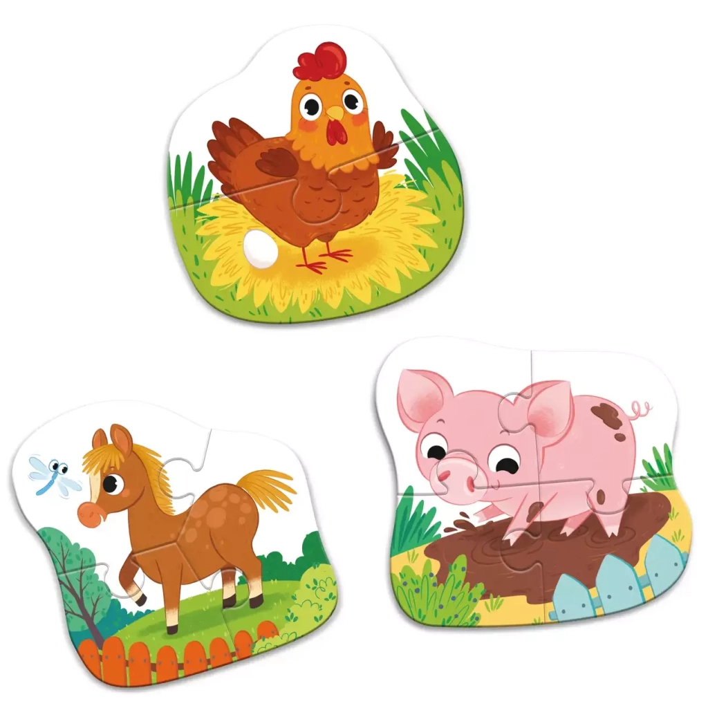 Пазл DoDo 3 в 1 День на фермі (300394) Пазл DoDo 3 в 1 День на фермі (300394)