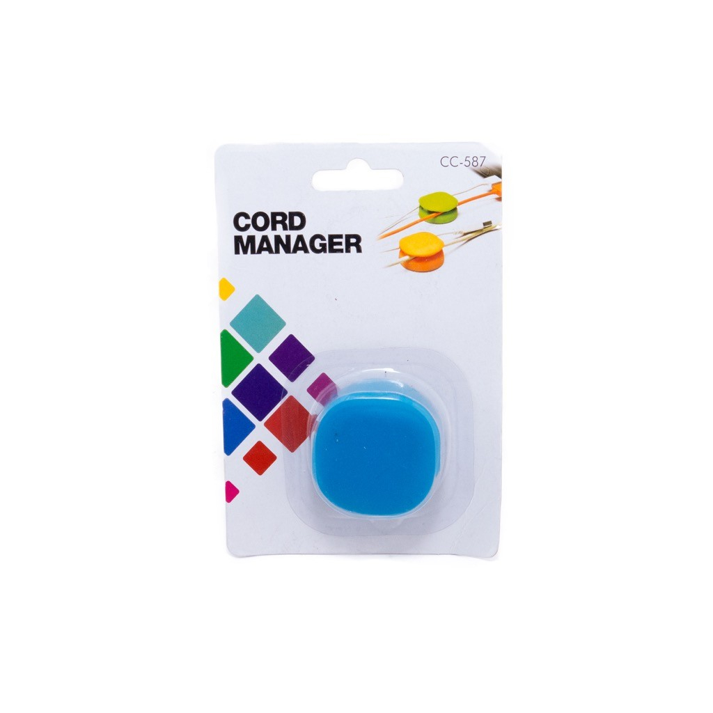 Тримач для кабелю Extradigital CC-587 Cable Clips, Blue (KBC1705)
