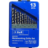 S&R drill set 1.5-6.5mm MEISTER Co5 13pcs (108849013)