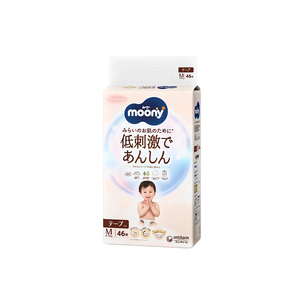 Підгузки Moony Natural M 6-11 кг, 46 шт (4903111241439)