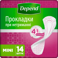 Urological pads Depend Comfort-Protect Mini Pads 14 pcs. (5029053561646)