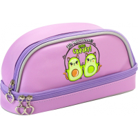 Pencil case Cool For School 2 compartments lilac (CF87218)