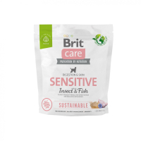 Dry food for dogs Brit Care Dog Sustainable Sensitive Insect and Fish 1 kg (8595602559213)