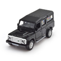 Scale model car TechnoDrive Land Rover Defender 110 black (250341U)