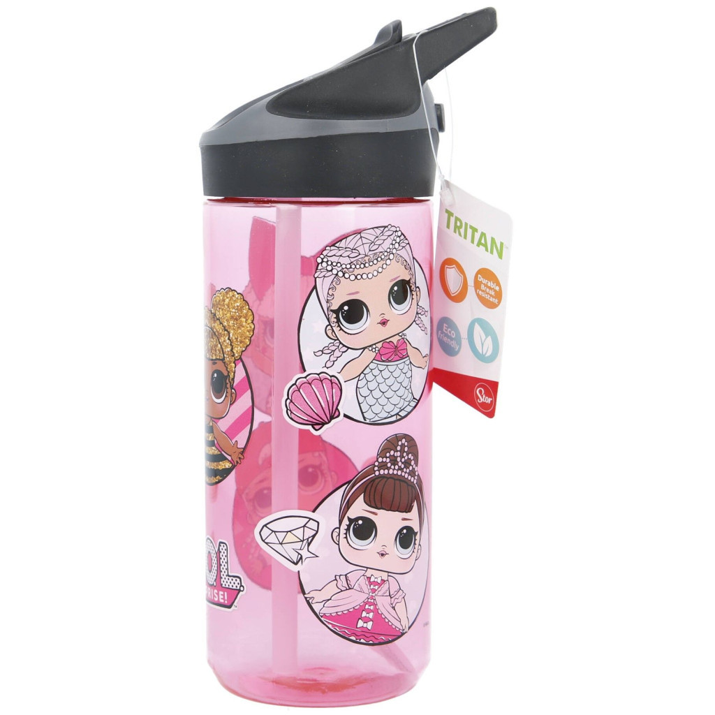 Поїльник-непроливайка Stor LOL Surprise - Rock On, Tritan Premium Bottle 620 ml (Stor-16897)