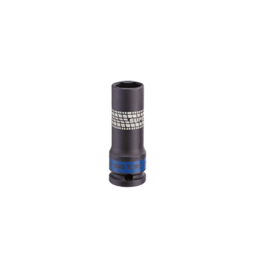 Торцева головка KING TONY 1/2" 22 мм ударна довга тонка (441522M) Торцева головка KING TONY 1/2" 22 мм ударна довга тонка (441522M)