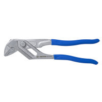 KING TONY Adjustable Pliers 10" (250 mm) Ratchet Button Mechanism (6518-10C)
