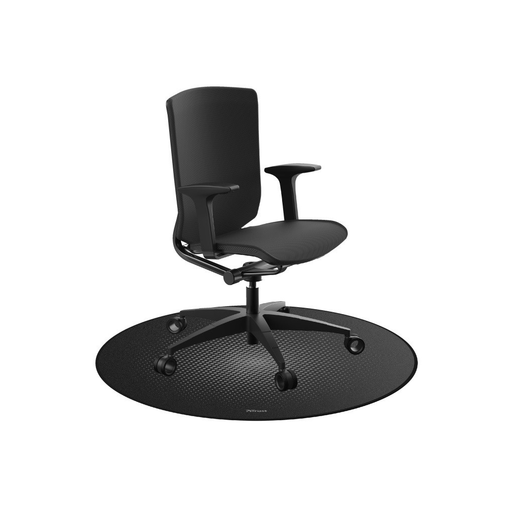 Килимок під крісло Trust Mika Round mat Black (24134)