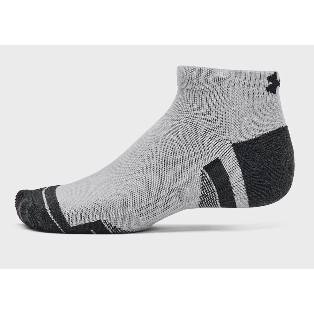 Шкарпетки Under Armour 1379504-011 Performance Tech 3 пари Low сірий LG (196884004224)